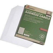 SKILCRAFT Laser & Inkjet White Address Labels