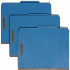 Smead 2/5 Tab Cut Letter Recycled Classification Folder