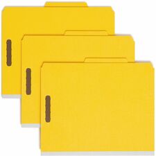 Smead 2/5 Tab Cut Letter Recycled Classification Folder
