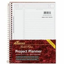 TOPS Ampad Gold Fibre Project Planner, 9 1/2" x 7 1/4" , Assorted Colors