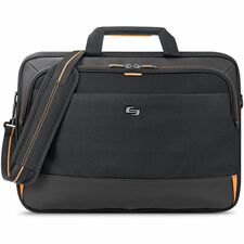 Solo Urban Carrying Case (Briefcase) for 11" to 17.3" iPad Notebook - Black, Gold