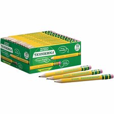 Ticonderoga Golf Pre-Sharpened No. 2 Pencils with Erasers