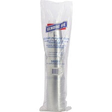 Genuine Joe 9 oz Clear Plastic Cups