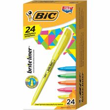 BIC Brite Liner Highlighter, Assorted