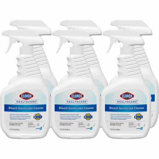 Clorox Healthcare Bleach Germicidal Cleaner Spray - 6 / Carton