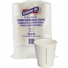 Genuine Joe 10 oz Eco-friendly Paper Cups