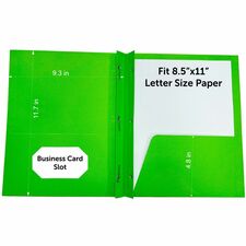 Sparco Letter Pocket Folder