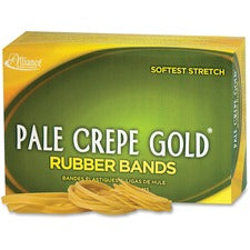 Alliance Rubber Pale Crepe Gold Rubber Bands