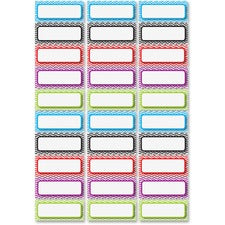 Ashley Dry Erase Chevron Nameplate Magnets