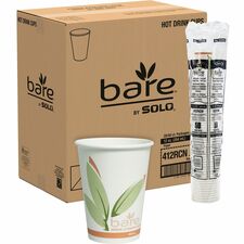 Solo Bare 12 oz Paper Hot Cups