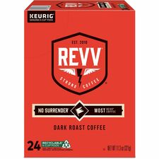 revv® K-Cup, Pod No Surrender Keurig Single-Serve K-Cup Pods, Dark Roast Coffee, 24 Count