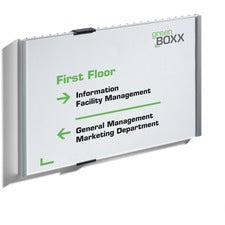 DURABLE Information Sign 8-1/2"h x 11-7/8"