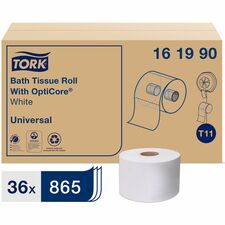 TORK Universal Bath Tissue Roll with OptiCore
