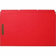 Business Source 1/3 Tab Cut Legal Recycled Fastener Folder