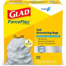 CloroxPro™ Glad® ForceFlex Tall Kitchen Drawstring Trash Bags