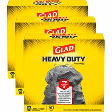 Glad ForceFlexPlus Drawstring Large Trash Bags