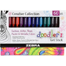 Zebra Pen Doodler'z Gel Stick Pens