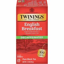 Twinings of London Decaf English Breakfast Black Tea Bag