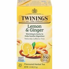 Twinings of London Lemon & Ginger Herbal Tea Bag