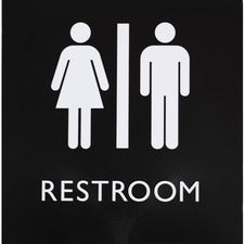 Lorell Unisex Restroom Sign