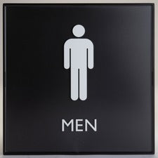 Lorell Men's Restroom Sign