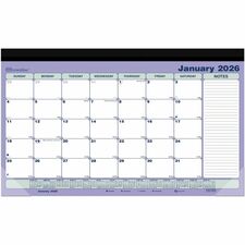 Brownline Monthly Desk Pad with Magnet, January to December, English (C181700A)