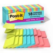Post-it® Super Sticky Dispenser Notes - Supernova Neons Color Collection