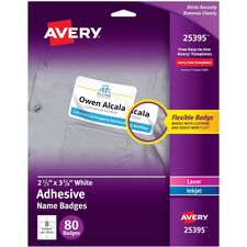 Avery® Adhesive Name Badges