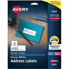 Avery® Easy Peel Glossy Address Labels