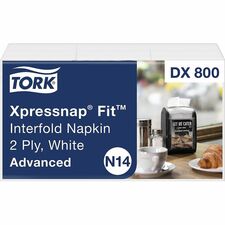 TORK Xpressnap Fit White Dispenser Napkin N14