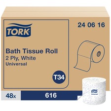 TORK Toilet Paper Roll White T34
