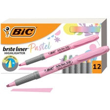 BIC Brite Liner Grip Highlighters, Assorted