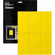 Avery® UltraDuty Plastic Tags, 5.5" x 2.83" , Yellow (62402)