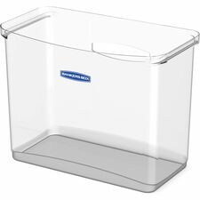 Bankers Box Portable Open Desktop File Box with Side Handles