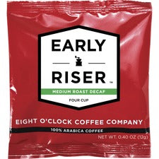 Eight O'Clock Pouch Early Riser Decaf Coffee