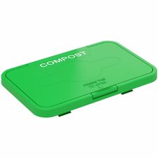 HLS Commercial Rectangular Open Top Compost Bin/Lid