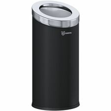 HLS Commercial 15-Gallon Round Open Top Trash Can