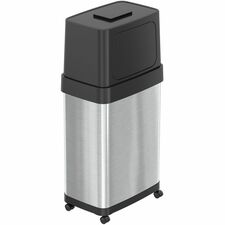 HLS Commercial Dual Push Door Odor Control Trash Can