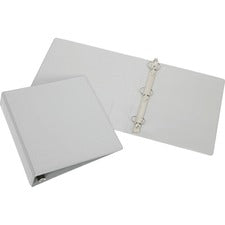 SKILCRAFT® Round Ring White View Binders