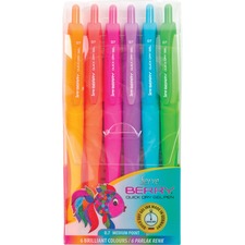 So-Mine Serve Berry Quick Dry Retract Gel Ink Pen