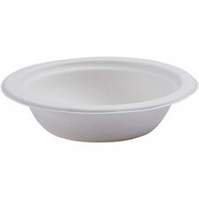 Eco-Products Vanguard 12 oz Sugarcane Bowls
