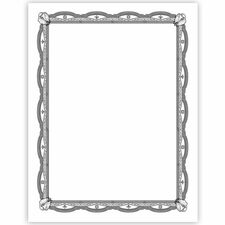 Geographics Silver Foil Award Certificates