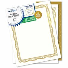 Geographics Premium Certificates with Gold Seals