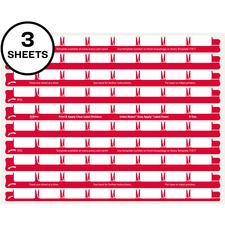 Avery® 8 Tab Easy Print & Apply Clear Label Sheet Refills (11226)