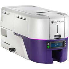 SICURIX Sigma DS2 Double Sided Dye Sublimation/Thermal Transfer Printer - Color - Card Print - USB - Silver, Blue