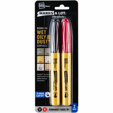 Avery® Marks A Lot UltraDuty Markers, Chisel Tip, 2 Assorted Markers (29863)
