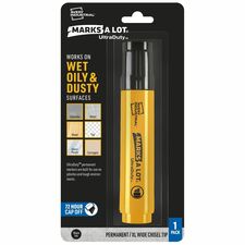 Avery® Marks A Lot UltraDuty Markers, XL Wide Tip, 1 Black Marker (29865)