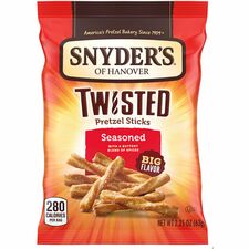 Office Snax Twisted Seasoned Pretzel Sticks