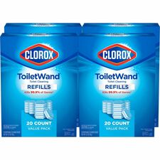 Clorox ToiletWand Disinfecting Scrubbing Pads Toilet Cleaning Refills