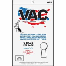 V.A.C. Perfect 4-Quart Backpack Vacuum Bags